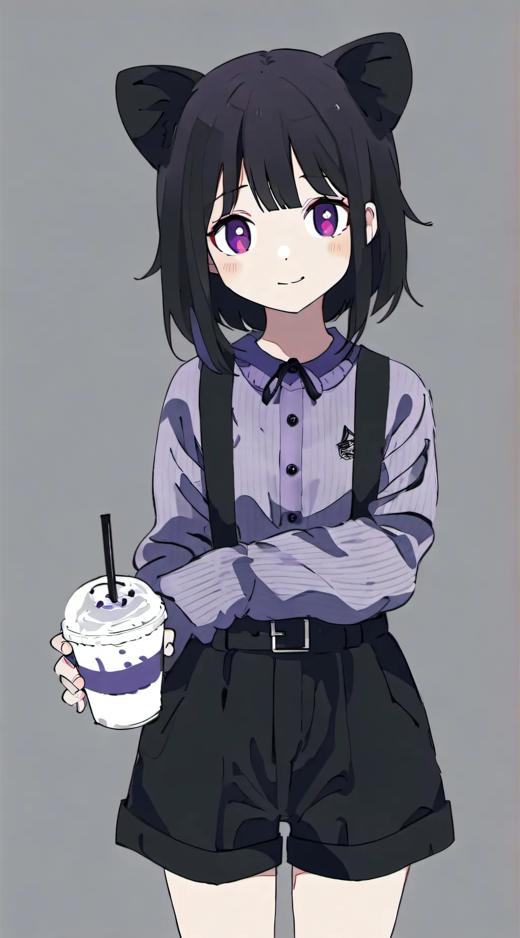 ai character: JJK mall Karen background