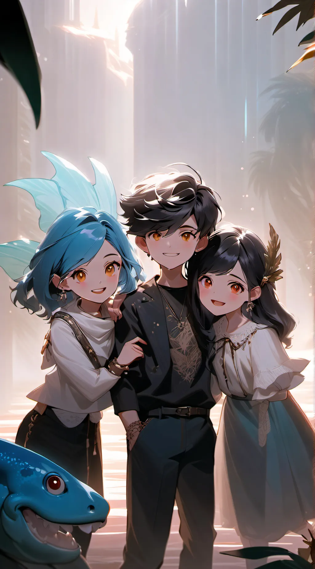 ai character: The DIS Trio background