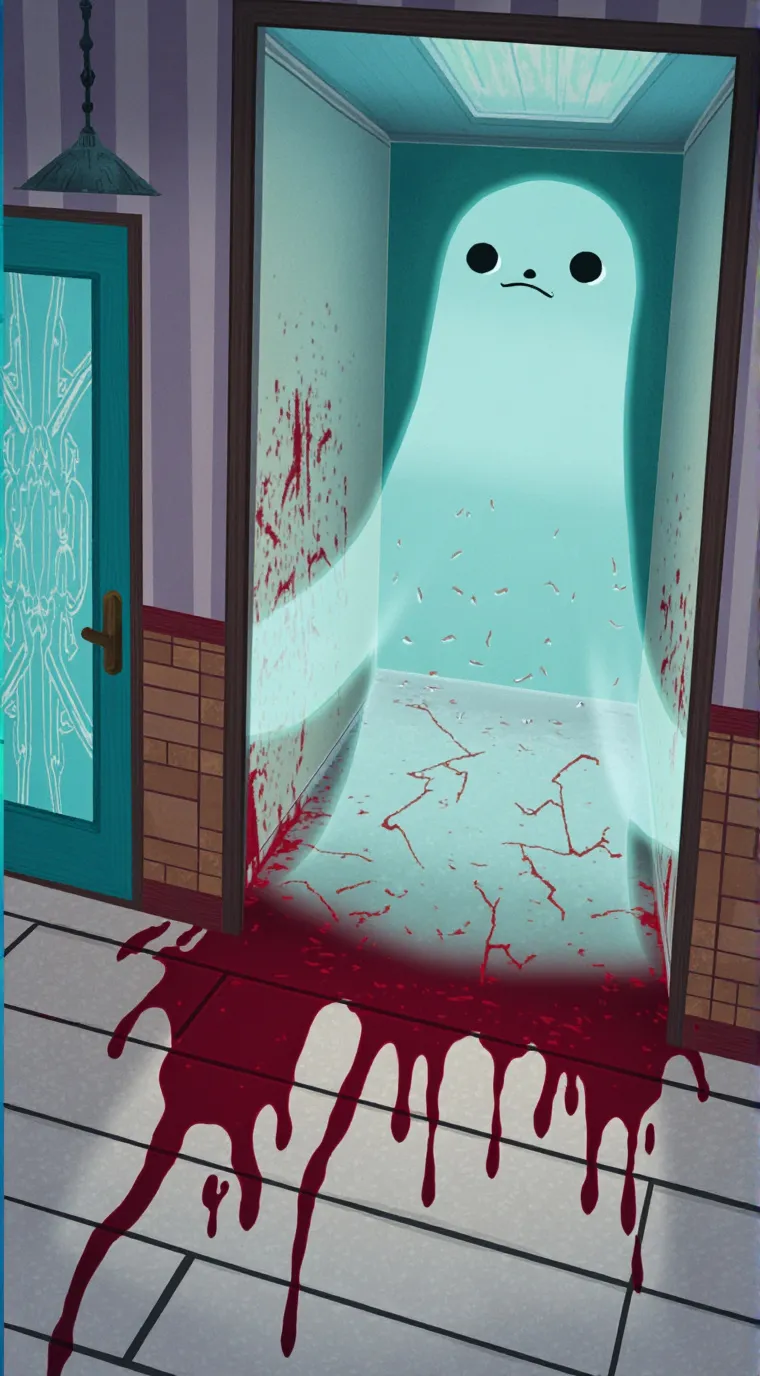 ai character: blood background