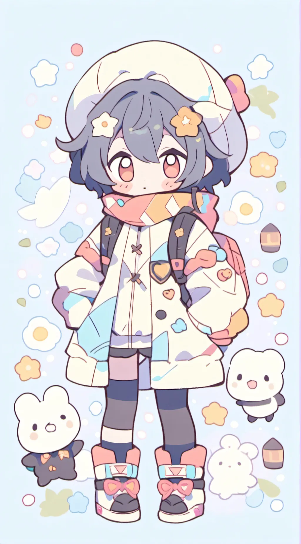 ai character: MJ school background