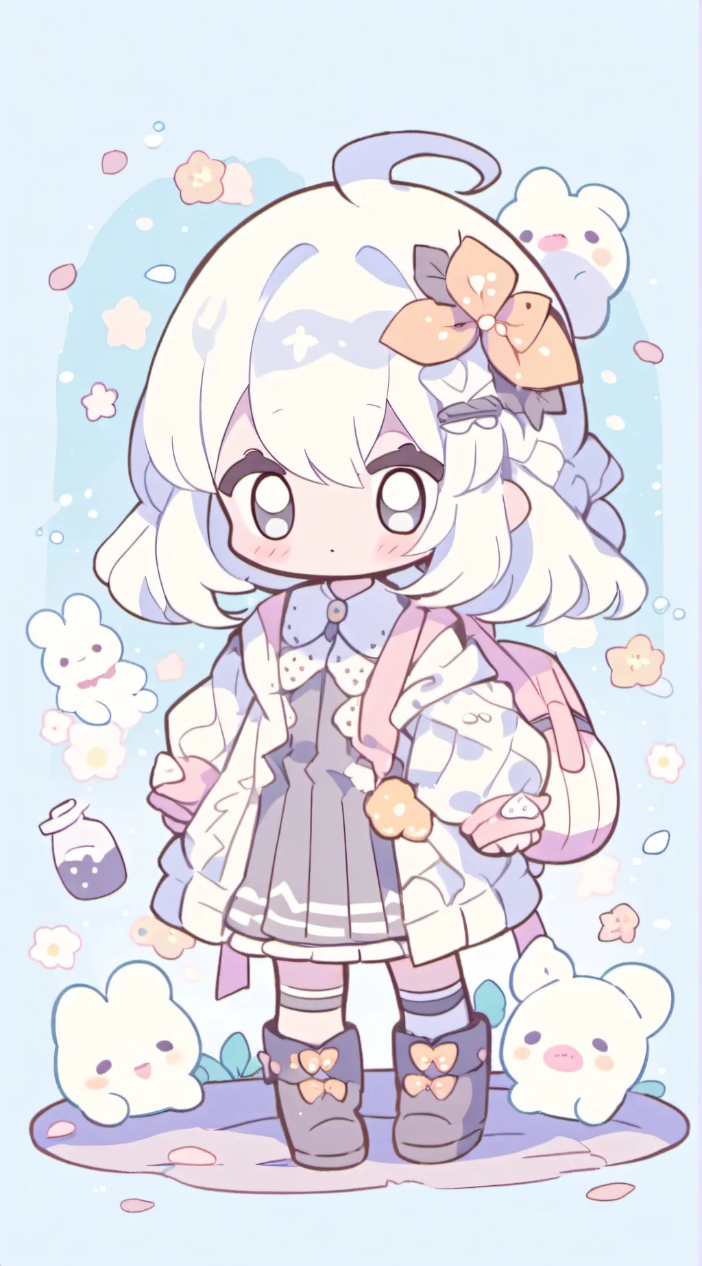 ai character: kny background