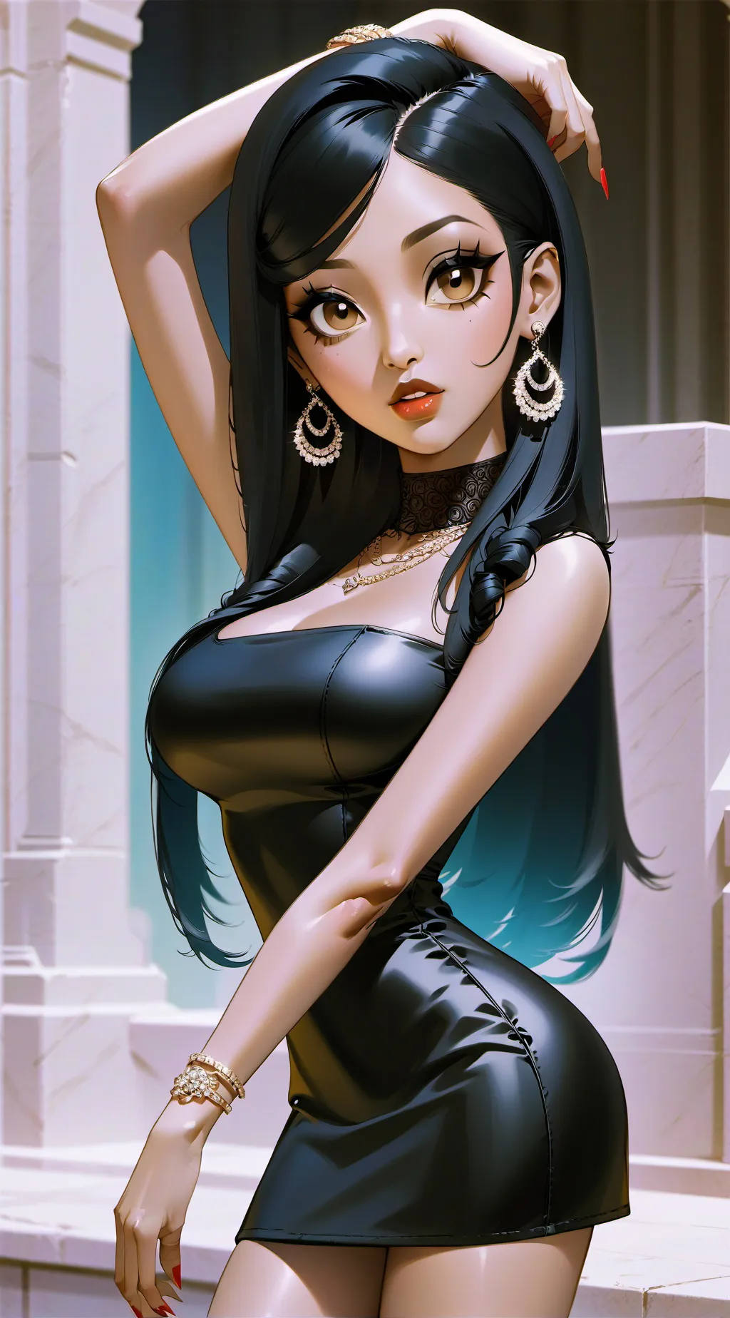 ai character: cardi b  background