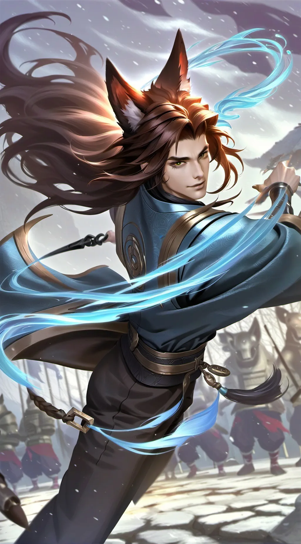 ai character: Velkan background