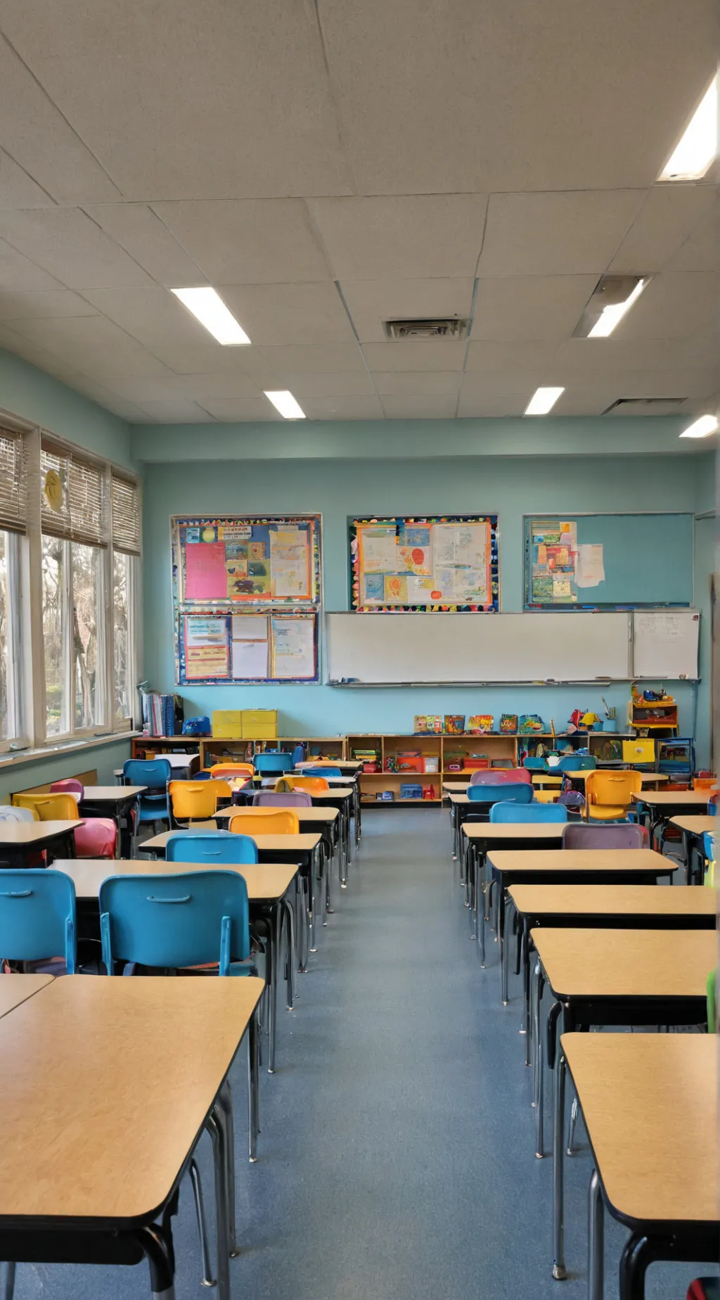 ai character: Classroom background