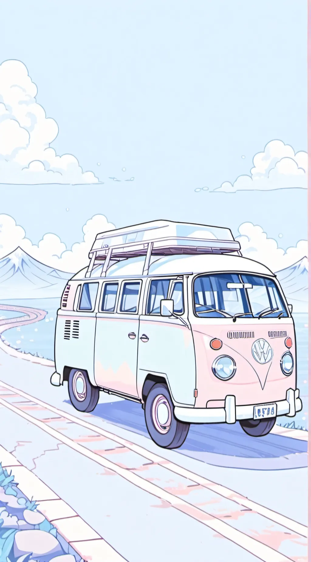 ai character: HH road-trip  background