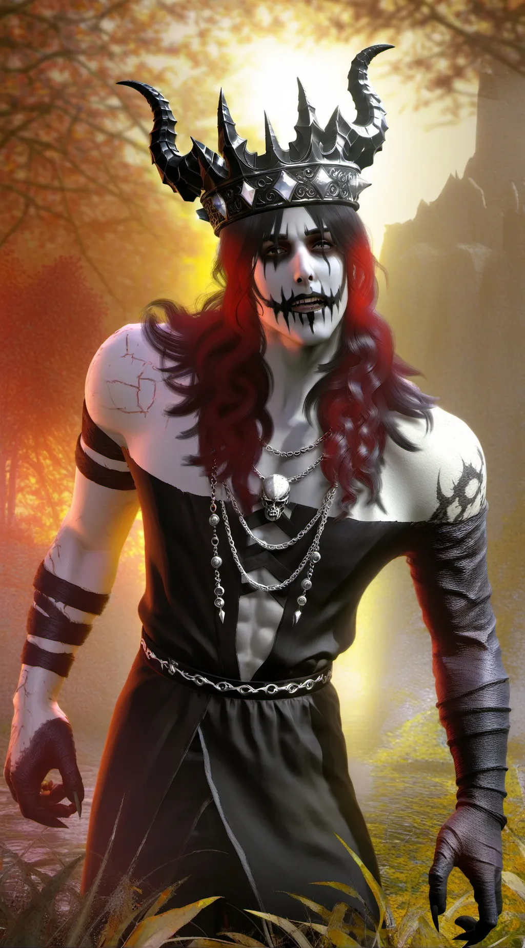 ai character: The Demon of decay background