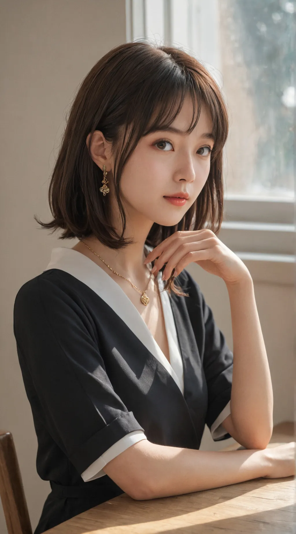 ai character: Hazel  background