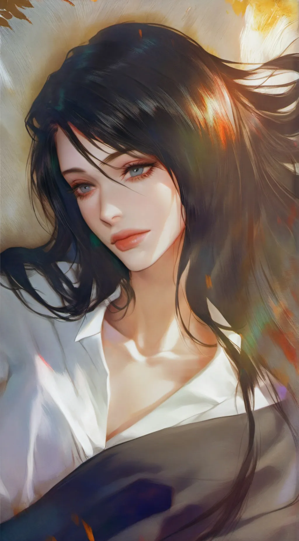 ai character: ᬊ𝐋𝐨𝐫𝐫𝐚𝐢𝐧𝐞 background