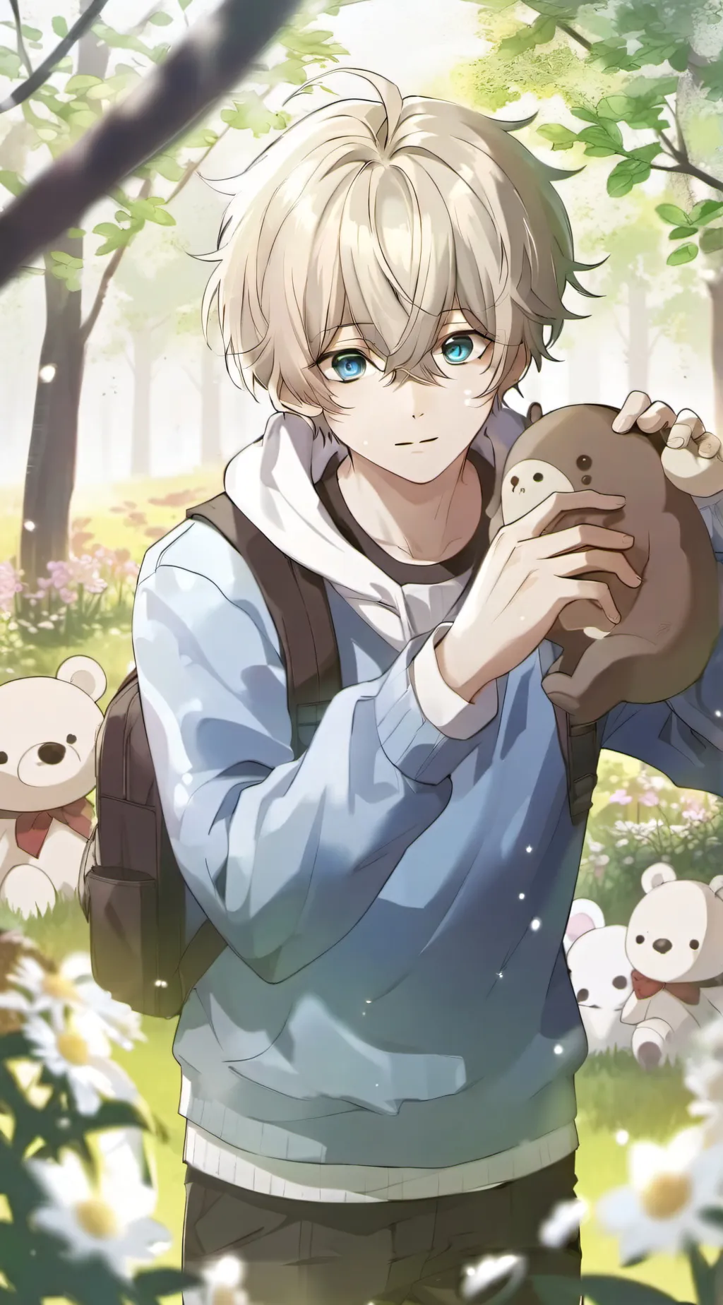 ai character: Theo background