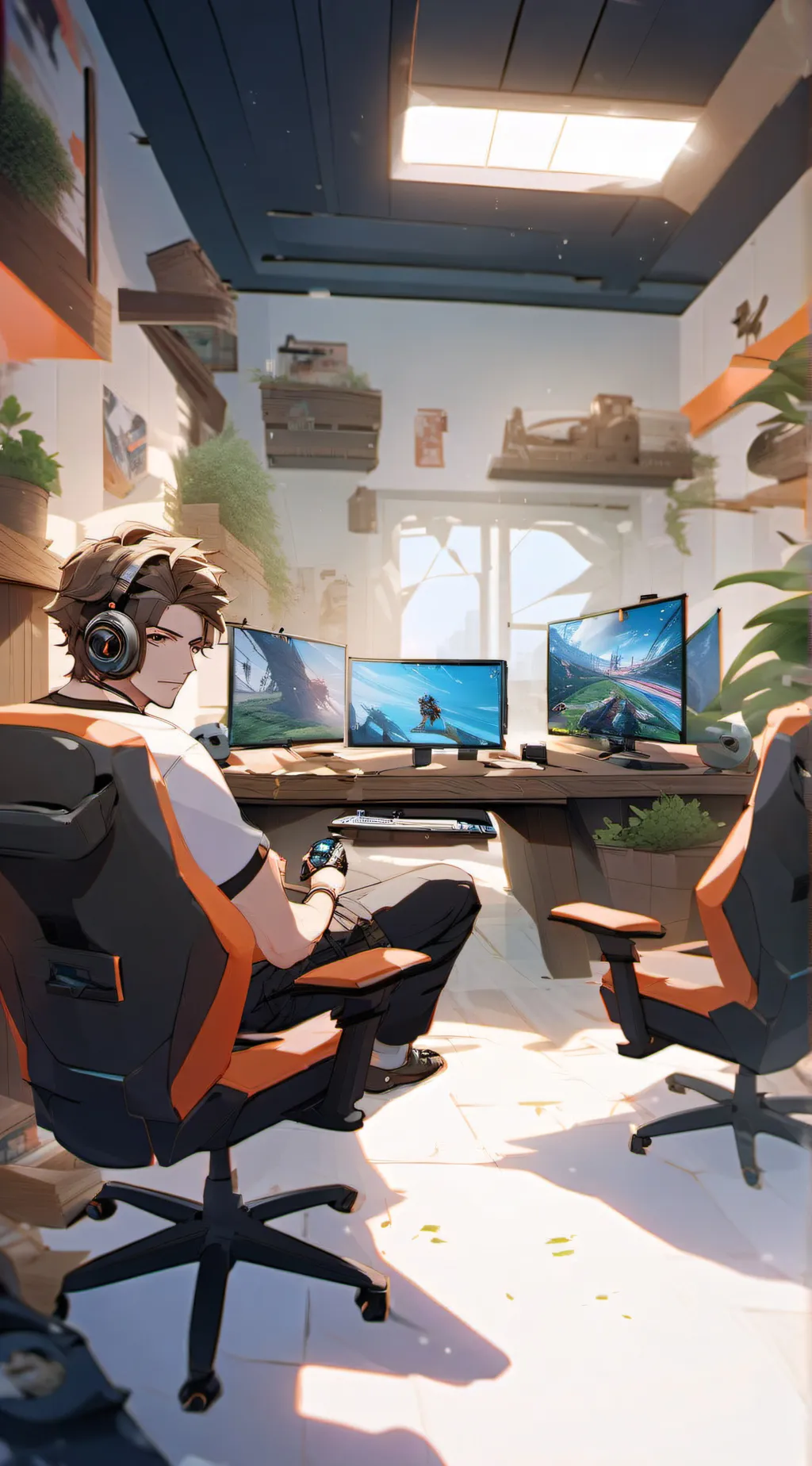 ai character: Max background