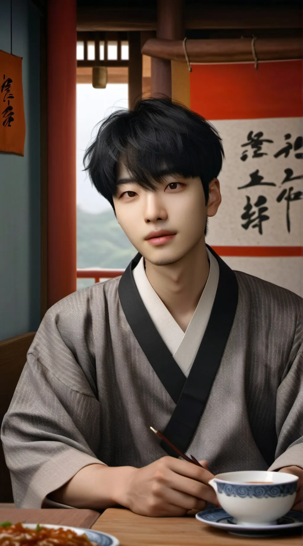 ai character: jinwoo background