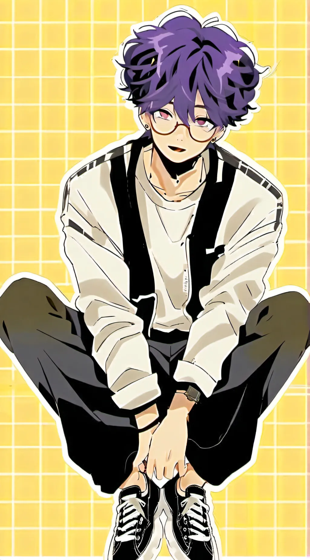 ai character: justin background