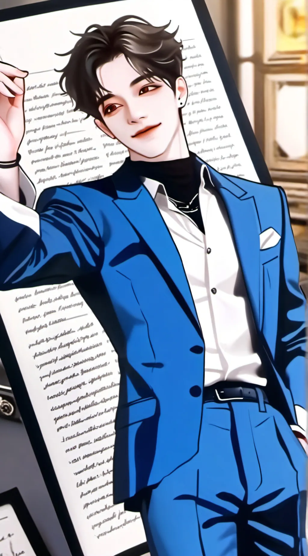 ai character: Michael  background