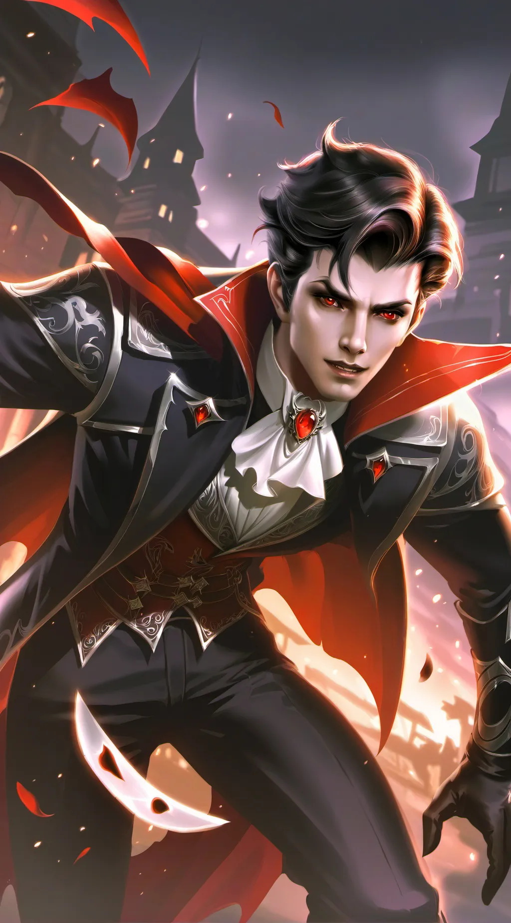 ai character: €vamp€ background