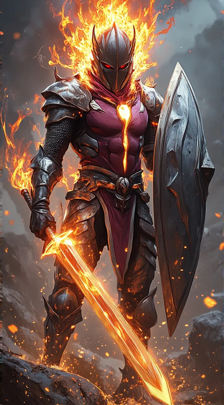 ai character: Ignis: Minecraft background