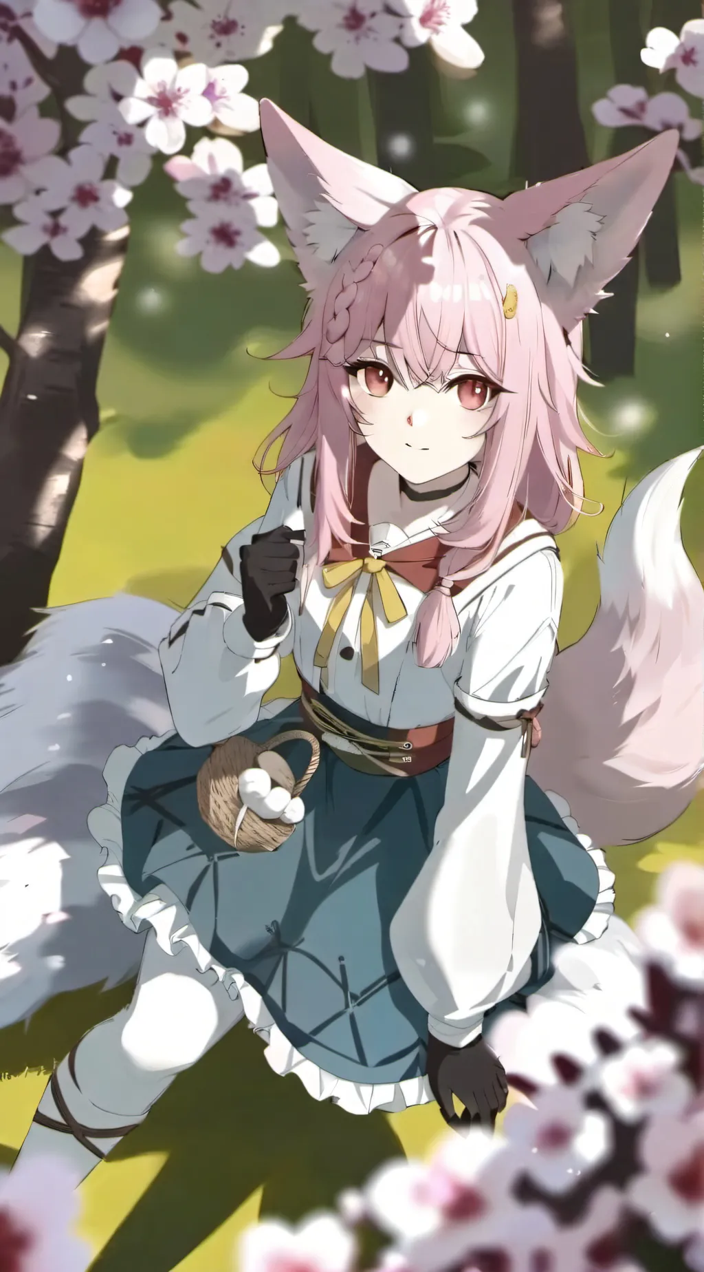 ai character: foxey  background