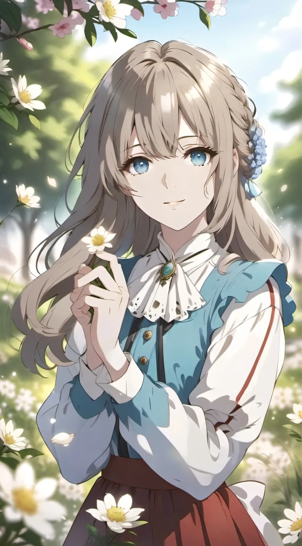 ai character: Lily Rose background