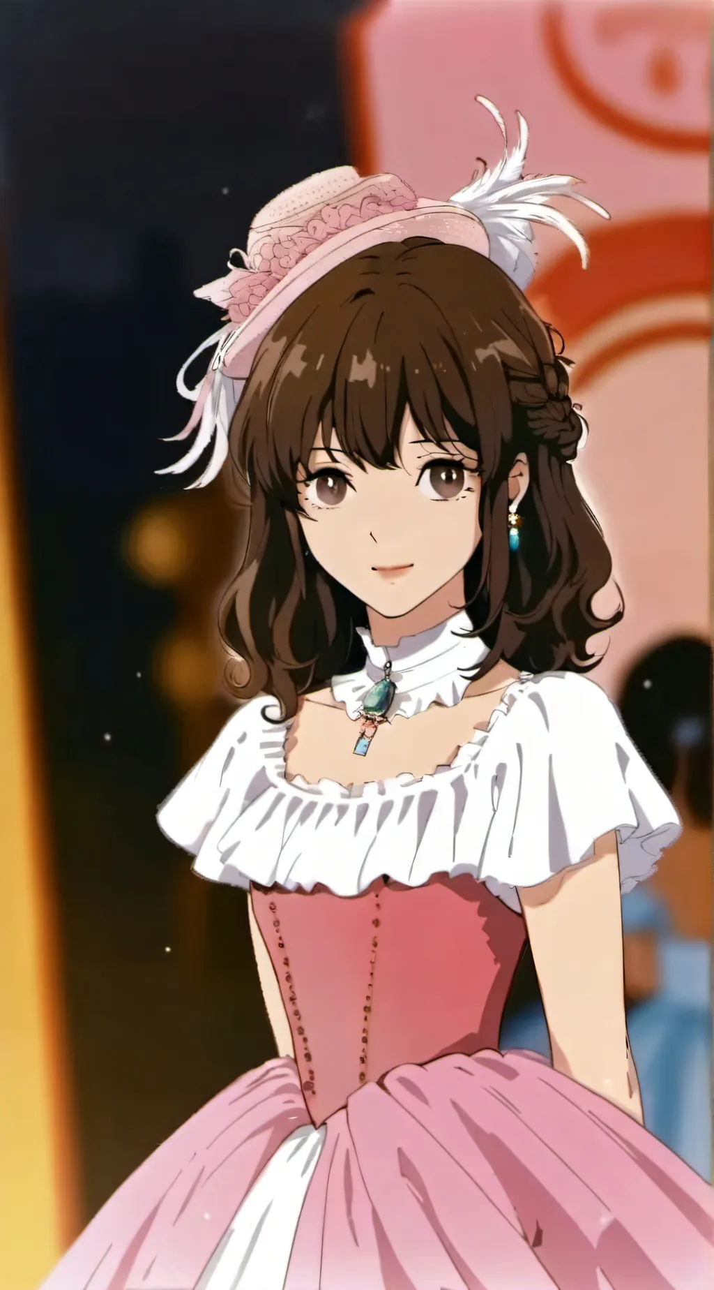 ai character: Moonlight background