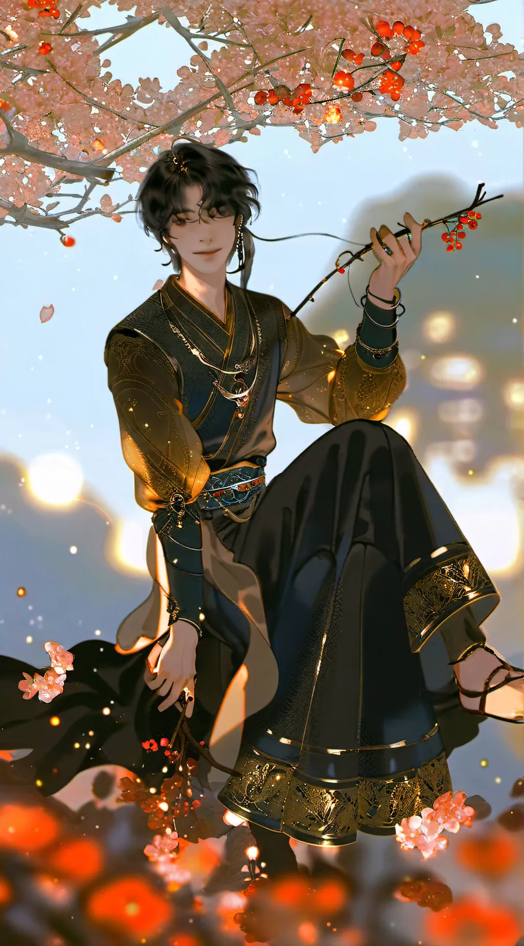 ai character: Justin  background