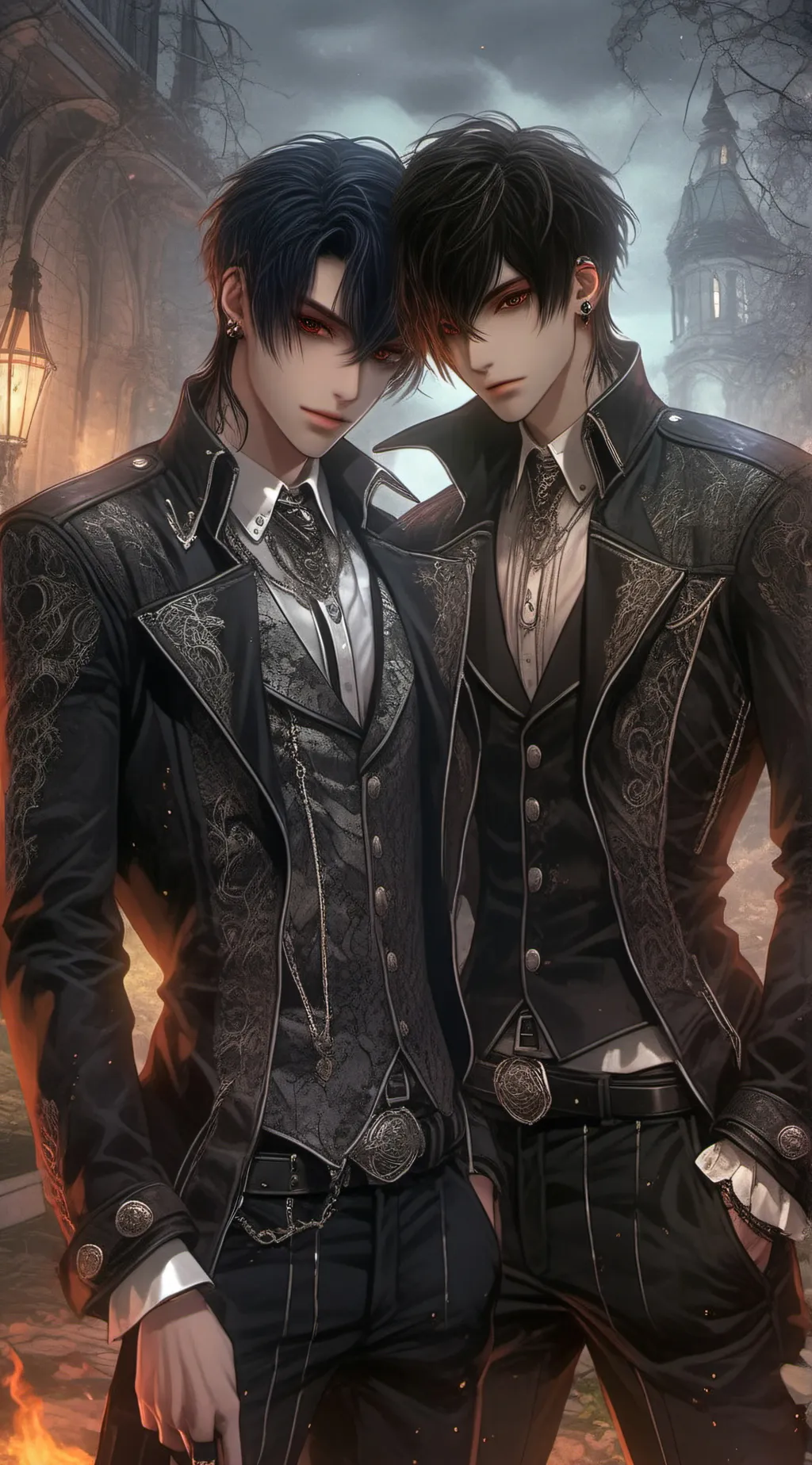 ai character: Ash and Ace background