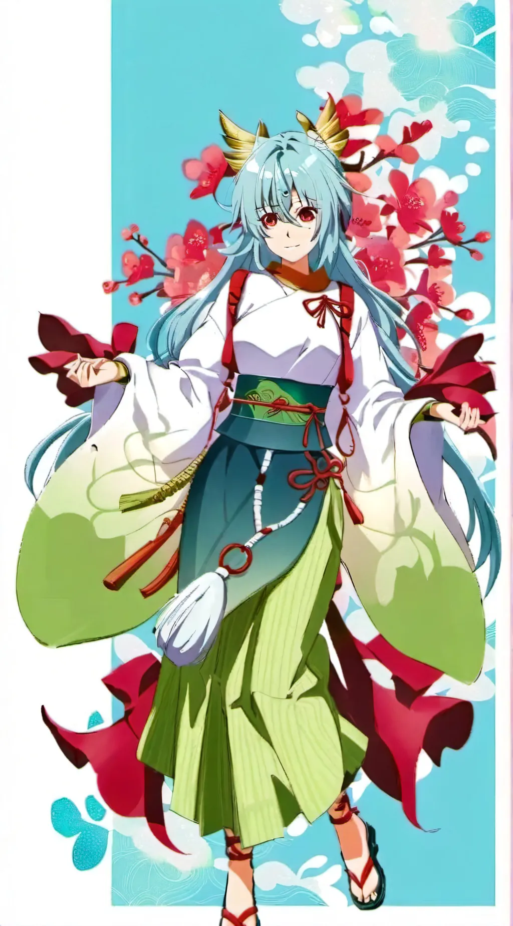 ai character: Tomoe  background