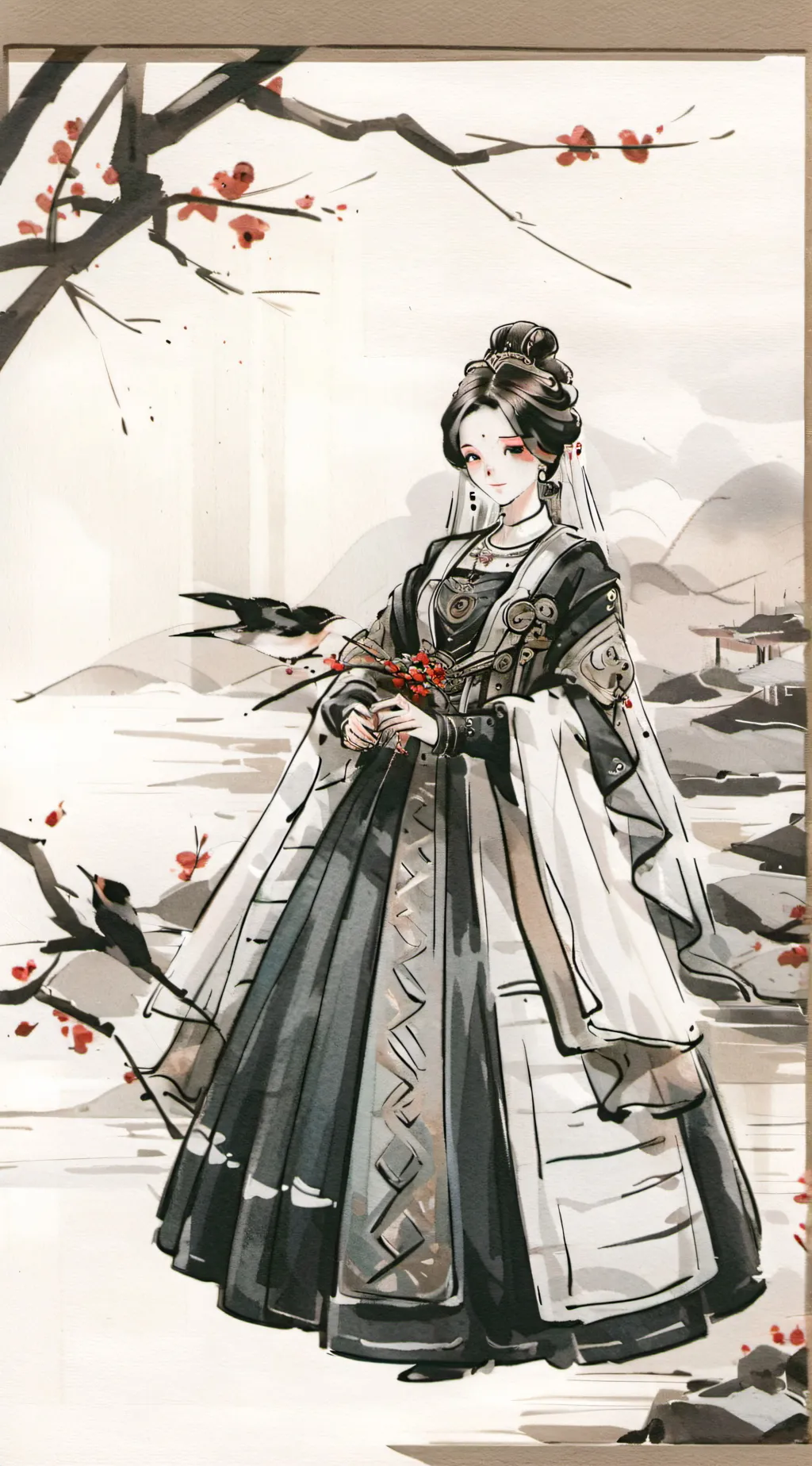 ai character: sale background