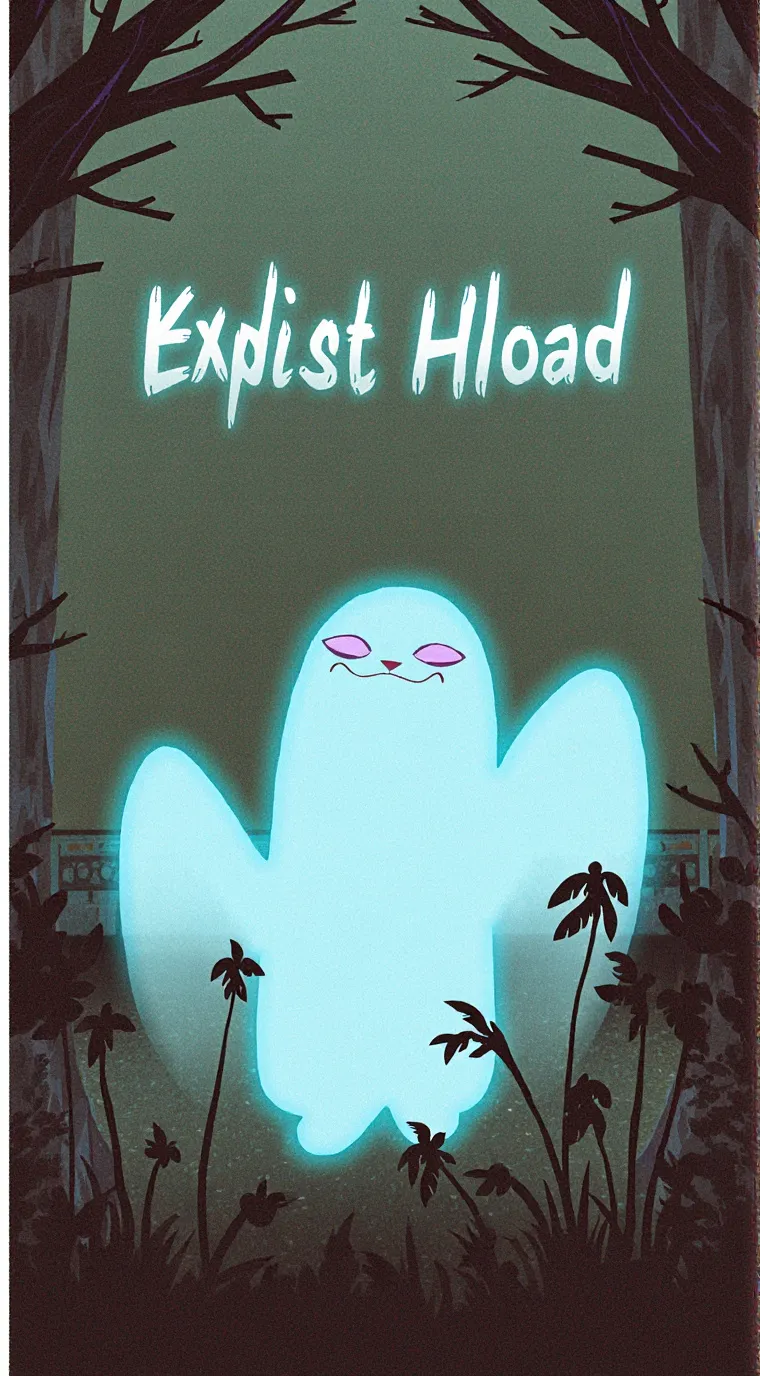 ai character: ghosty Sig background