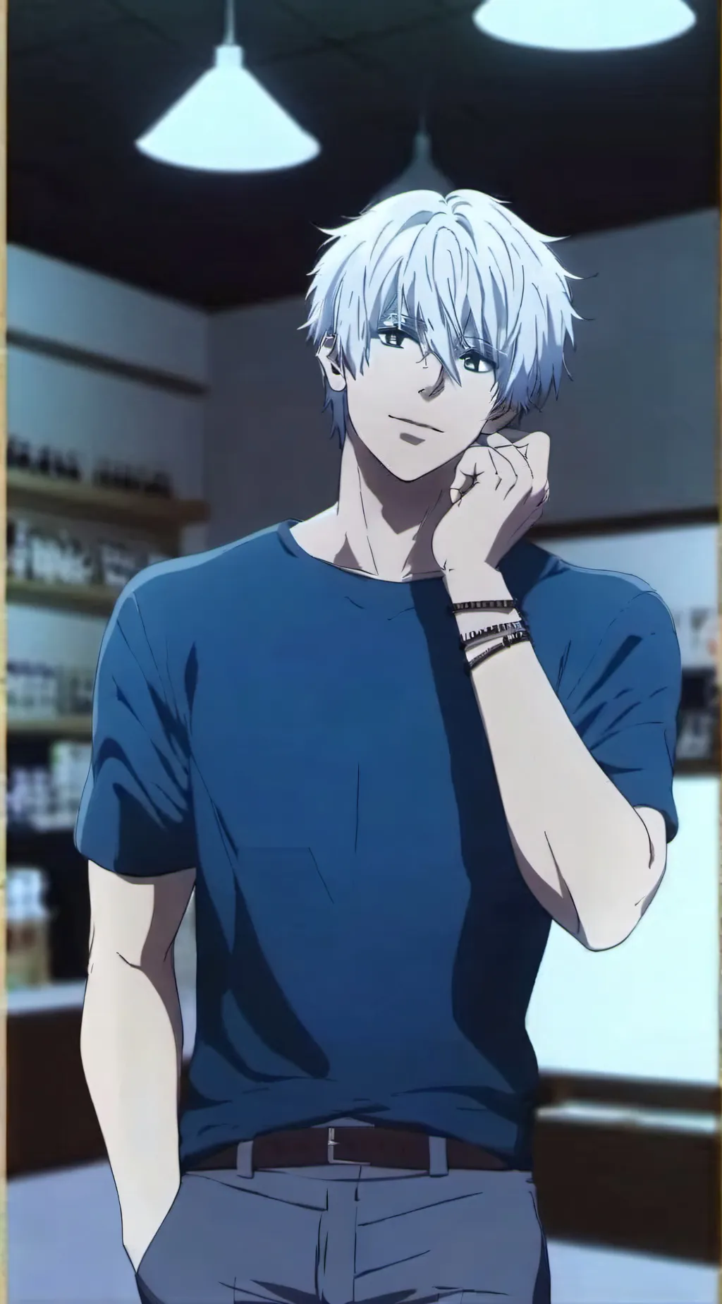 ai character: gojo background