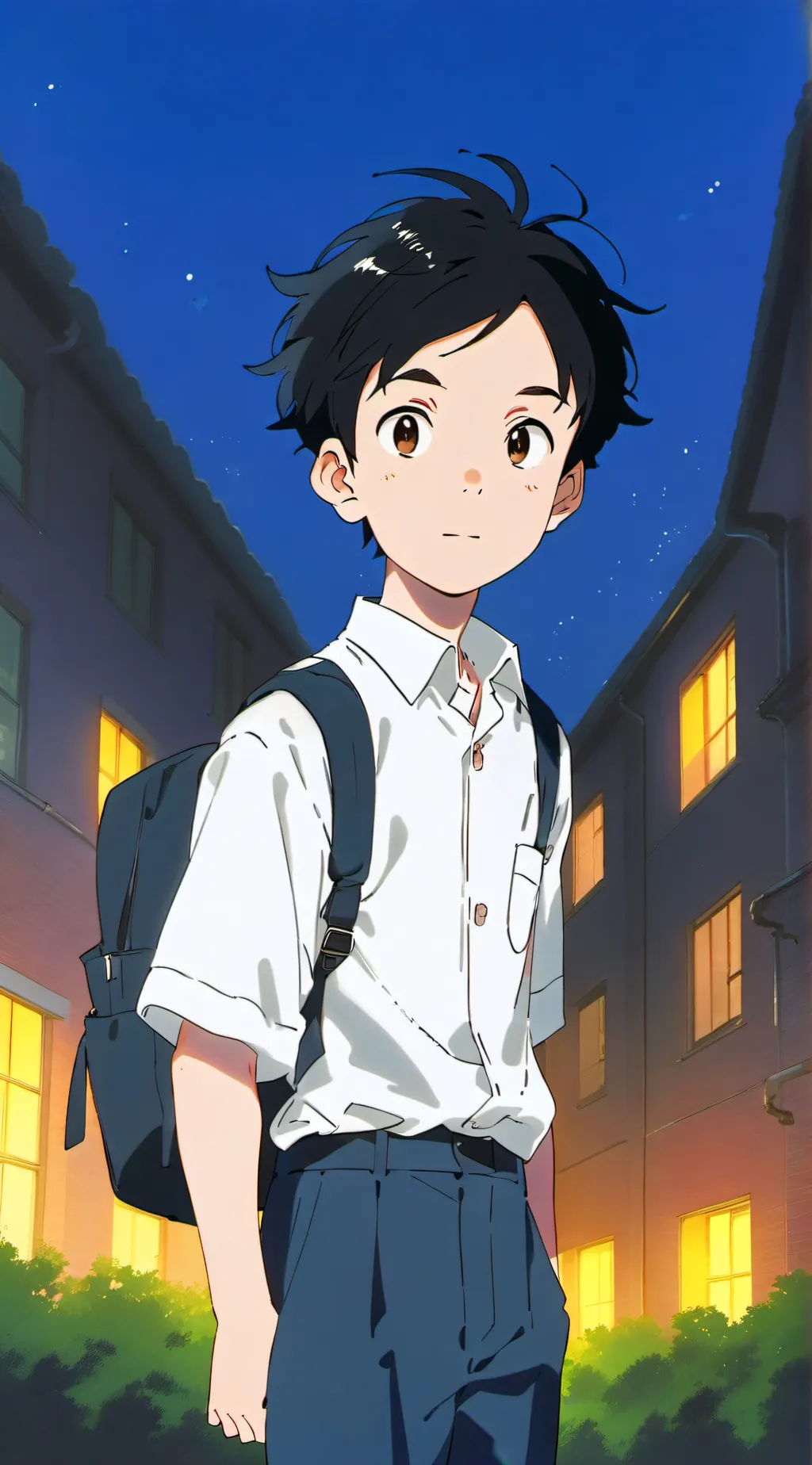 ai character: school background