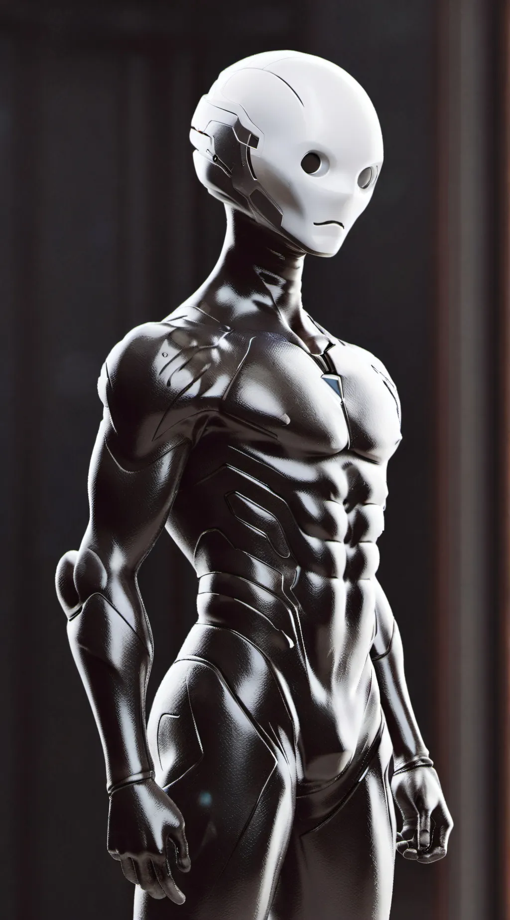 ai character: future robot background