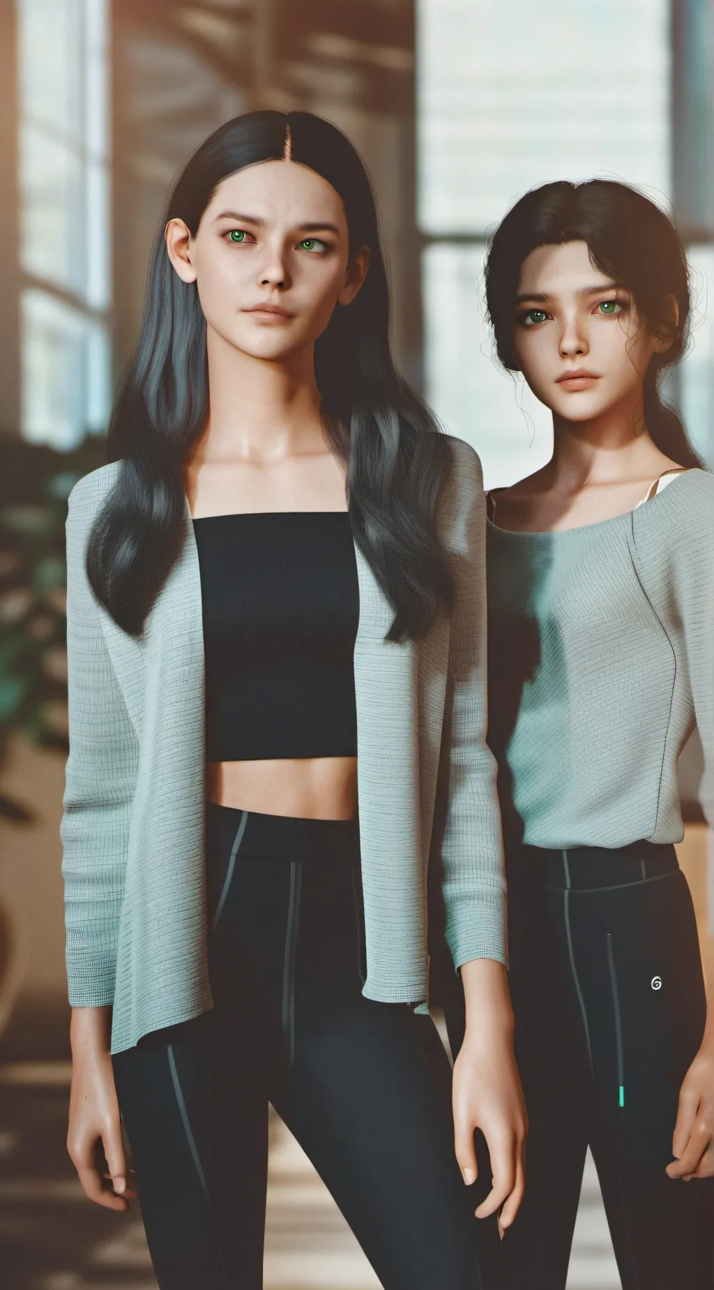 ai character: Manuela and Maya background