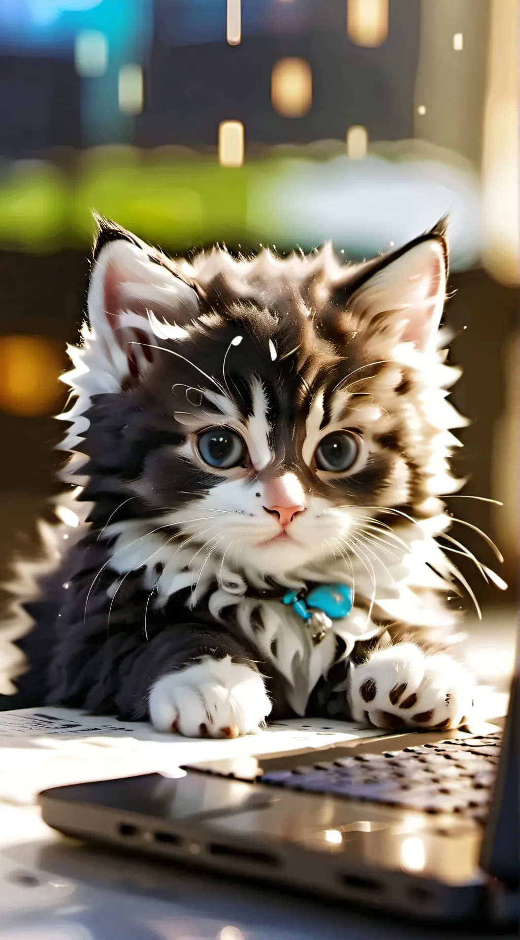 ai character: Pixel background