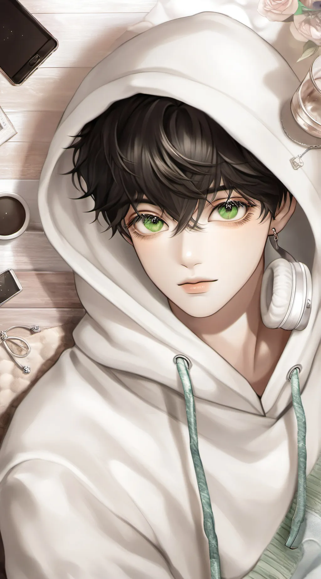 ai character: hi background