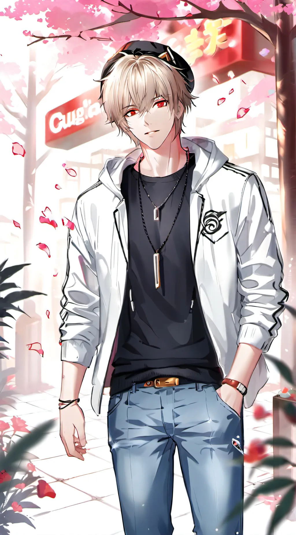 ai character: Toru ❤ background