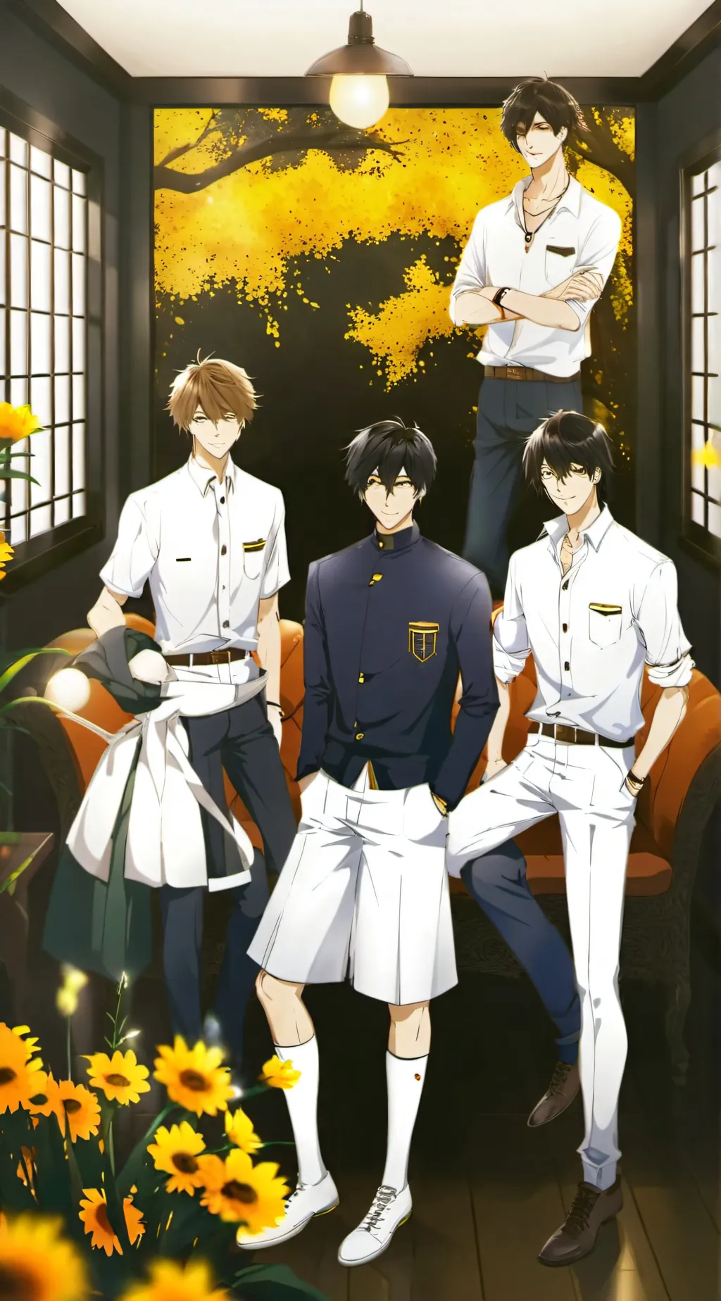 ai character: Roommates  background