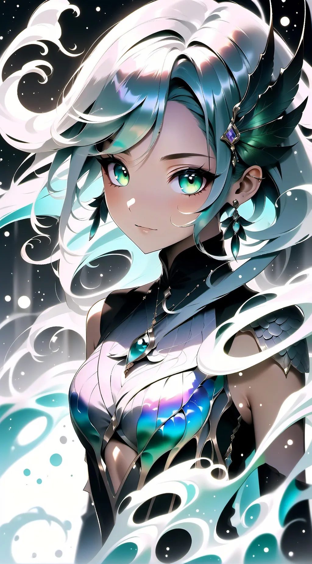 ai character: Sun background