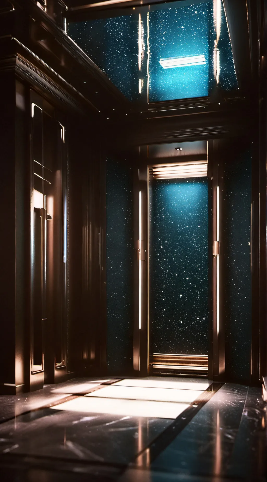 ai character: HH StuckInElevator background