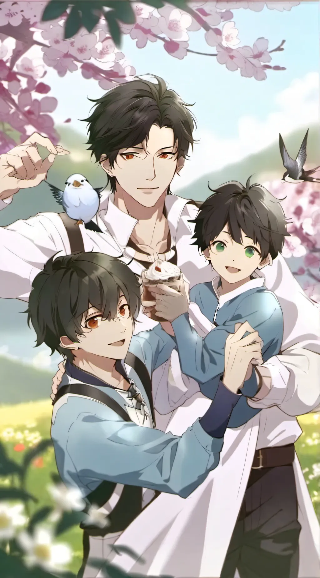 ai character: James and Ben background