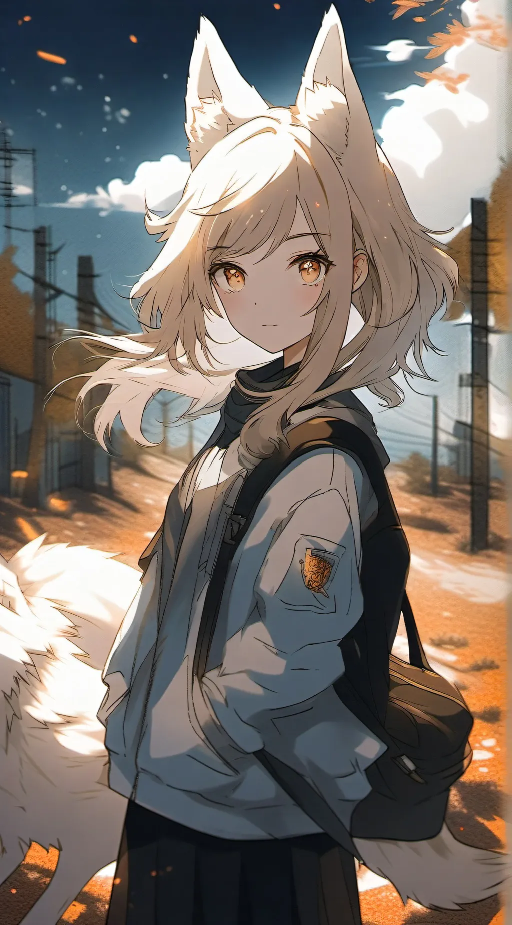 ai character: -Makenna- background