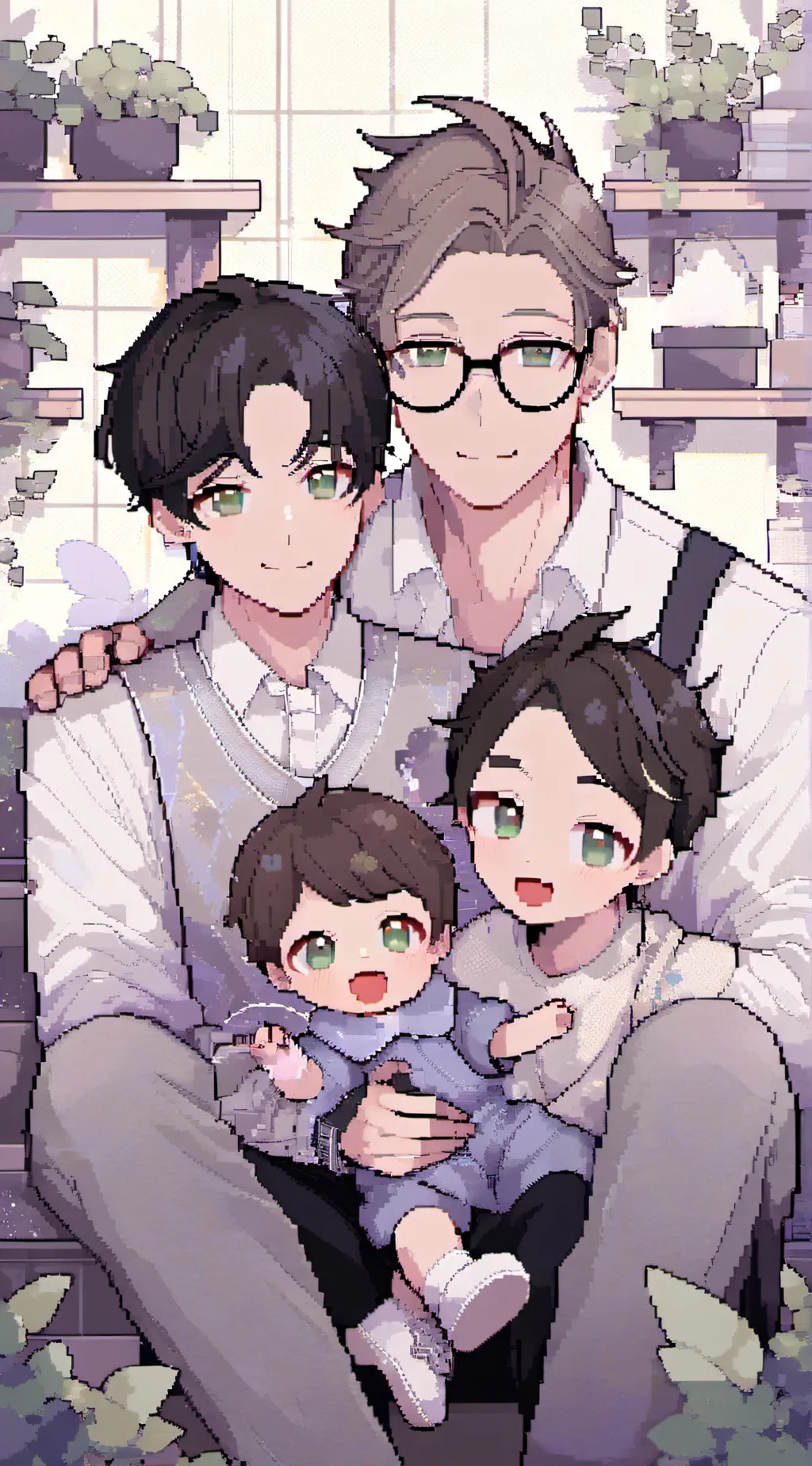 ai character: Zero+sam+neko  background