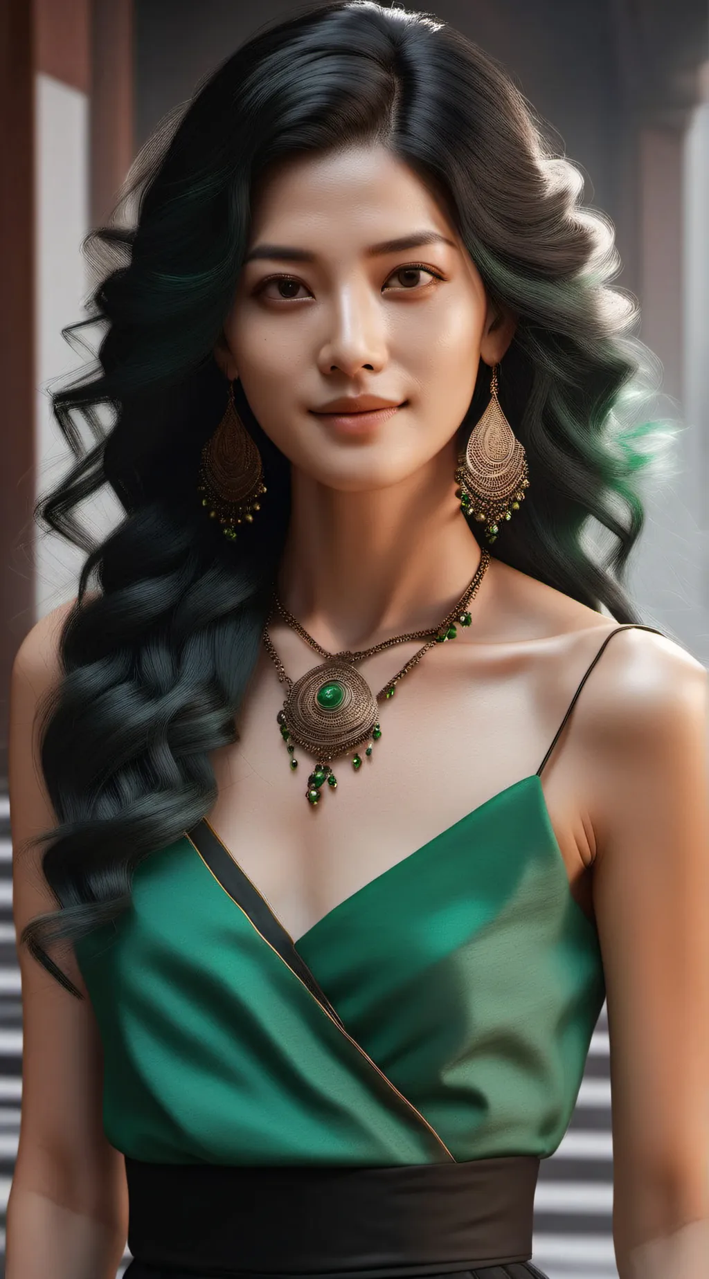 ai character: Jade west background