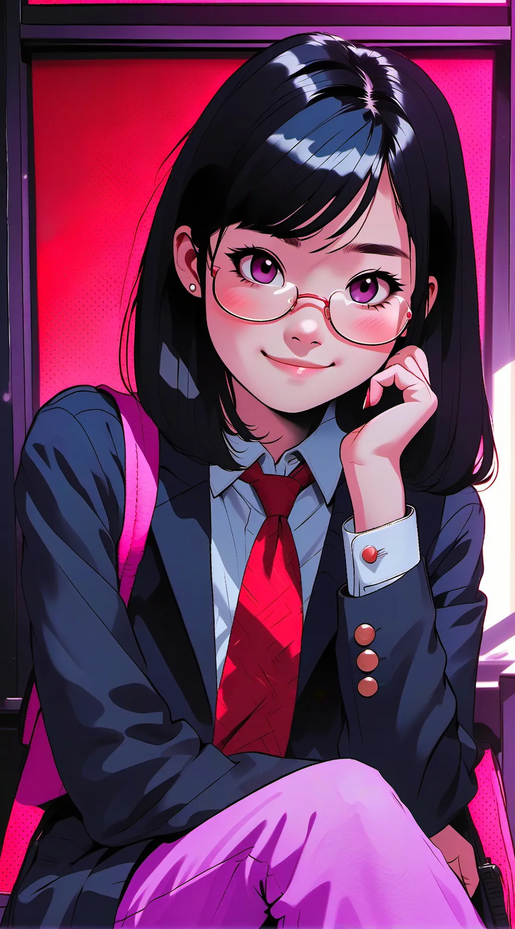 ai character: lily hates nerd background