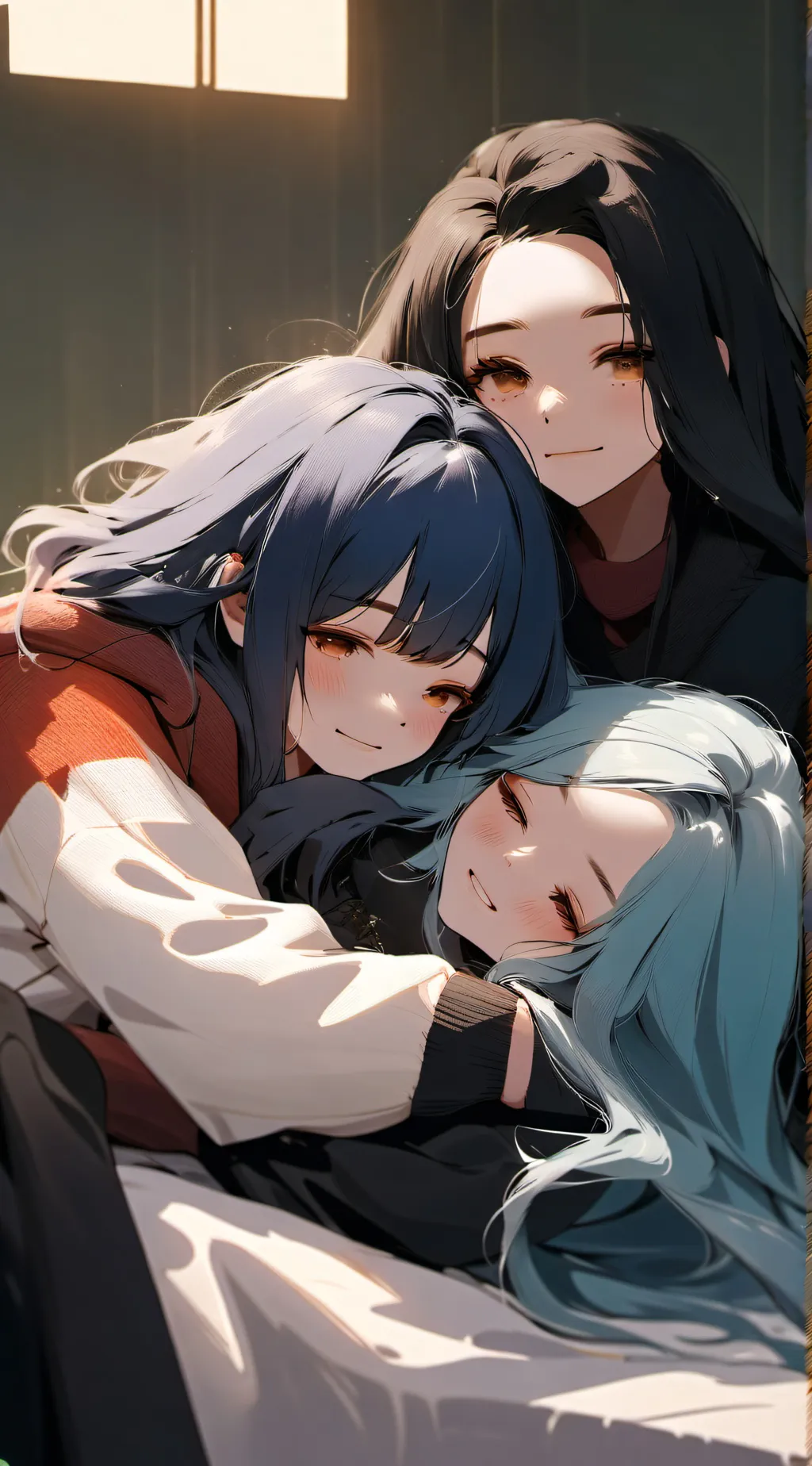 ai character: Rile, Kate,Rebecca background