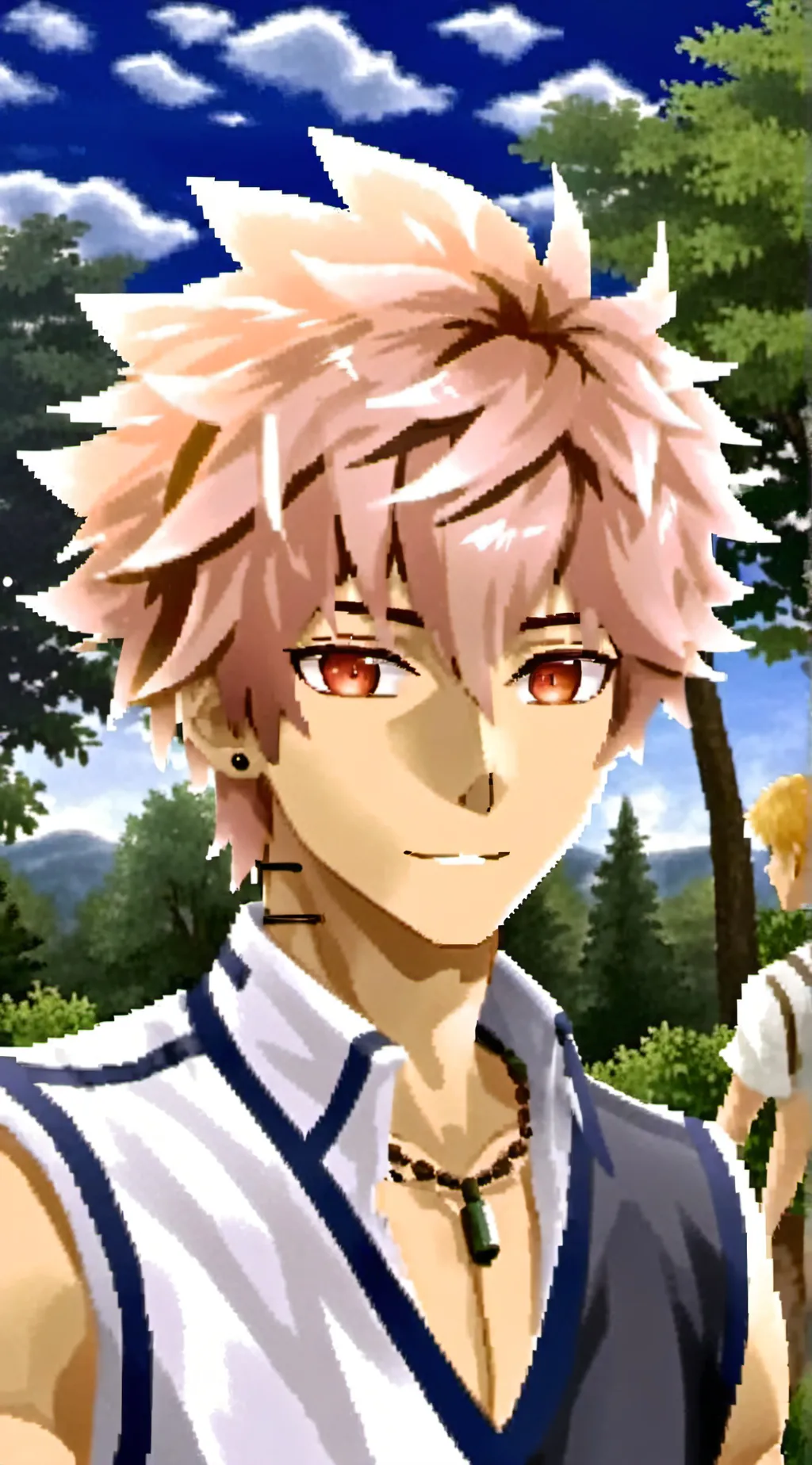 ai character: Bakugo  background