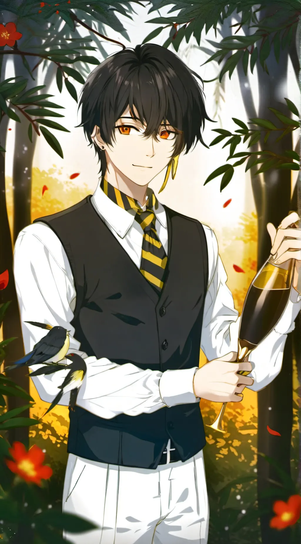 ai character: Sebastián  background