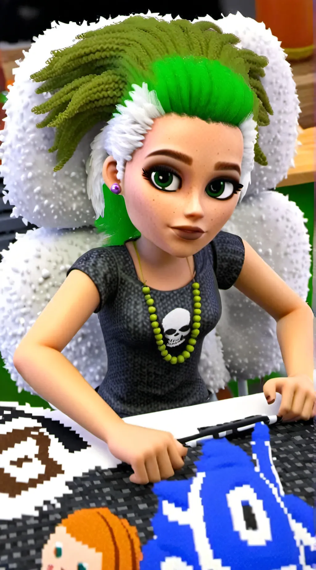 ai character: megan background