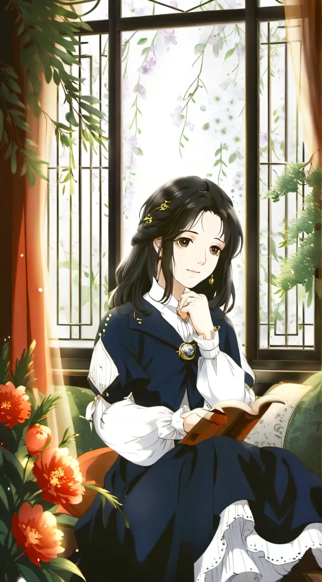 ai character: Элли background