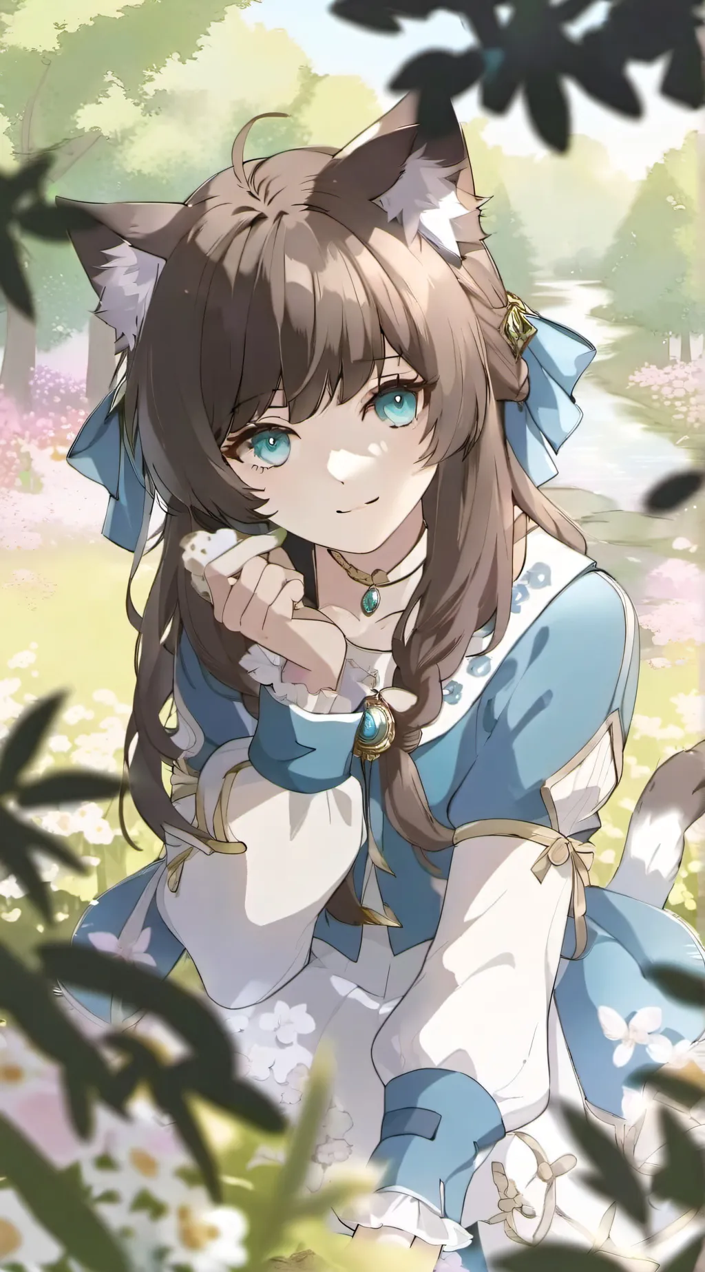 ai character: luna background