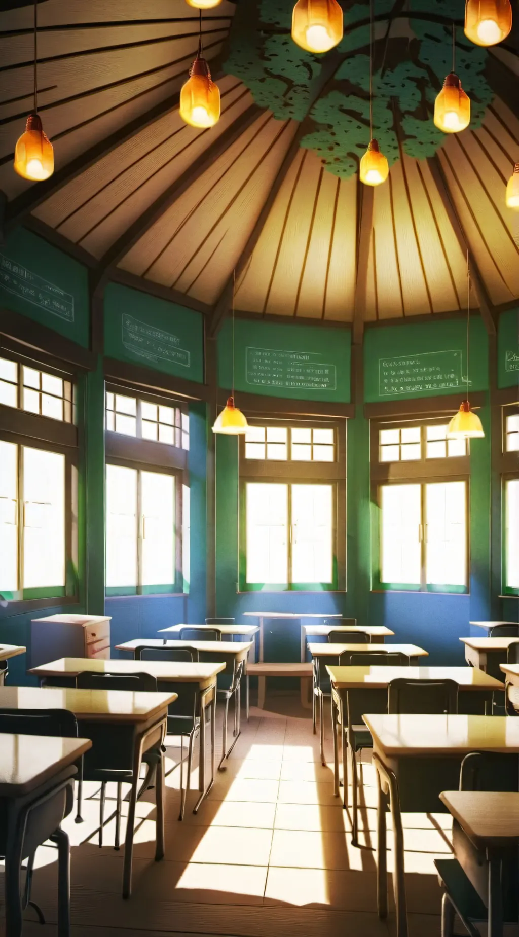 ai character: Mha sleepover background