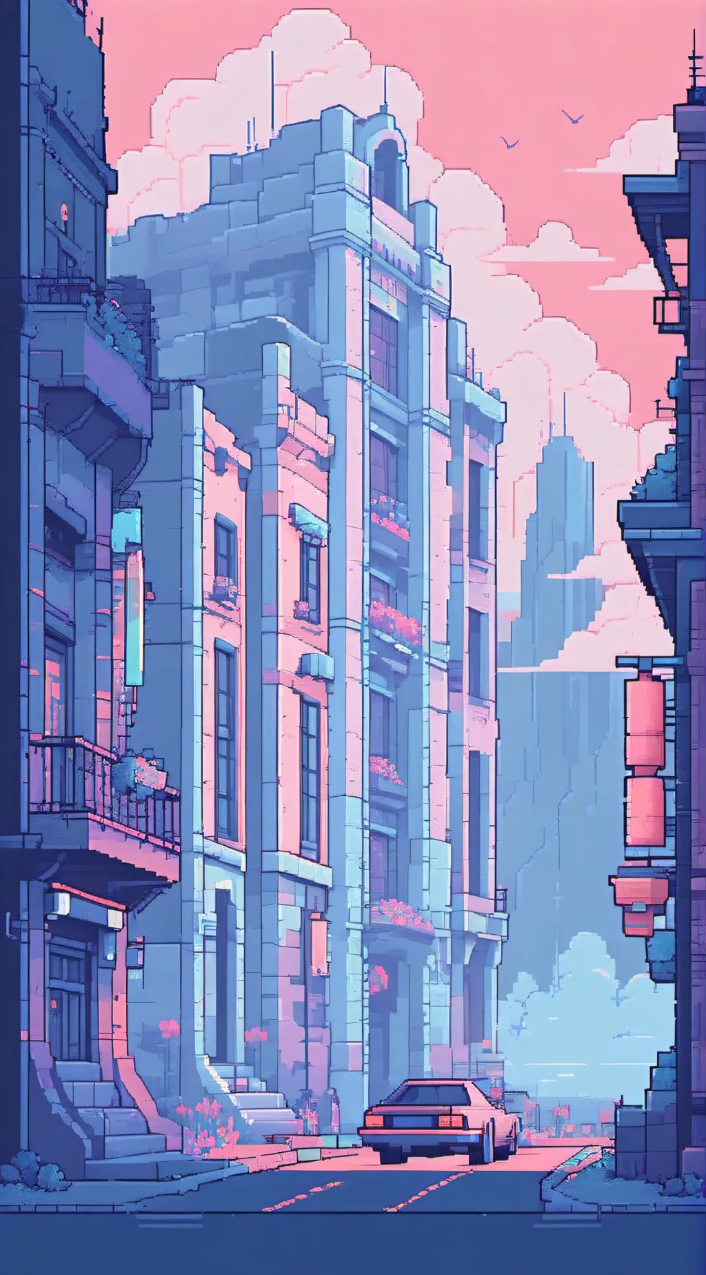 ai character: murder drone  background